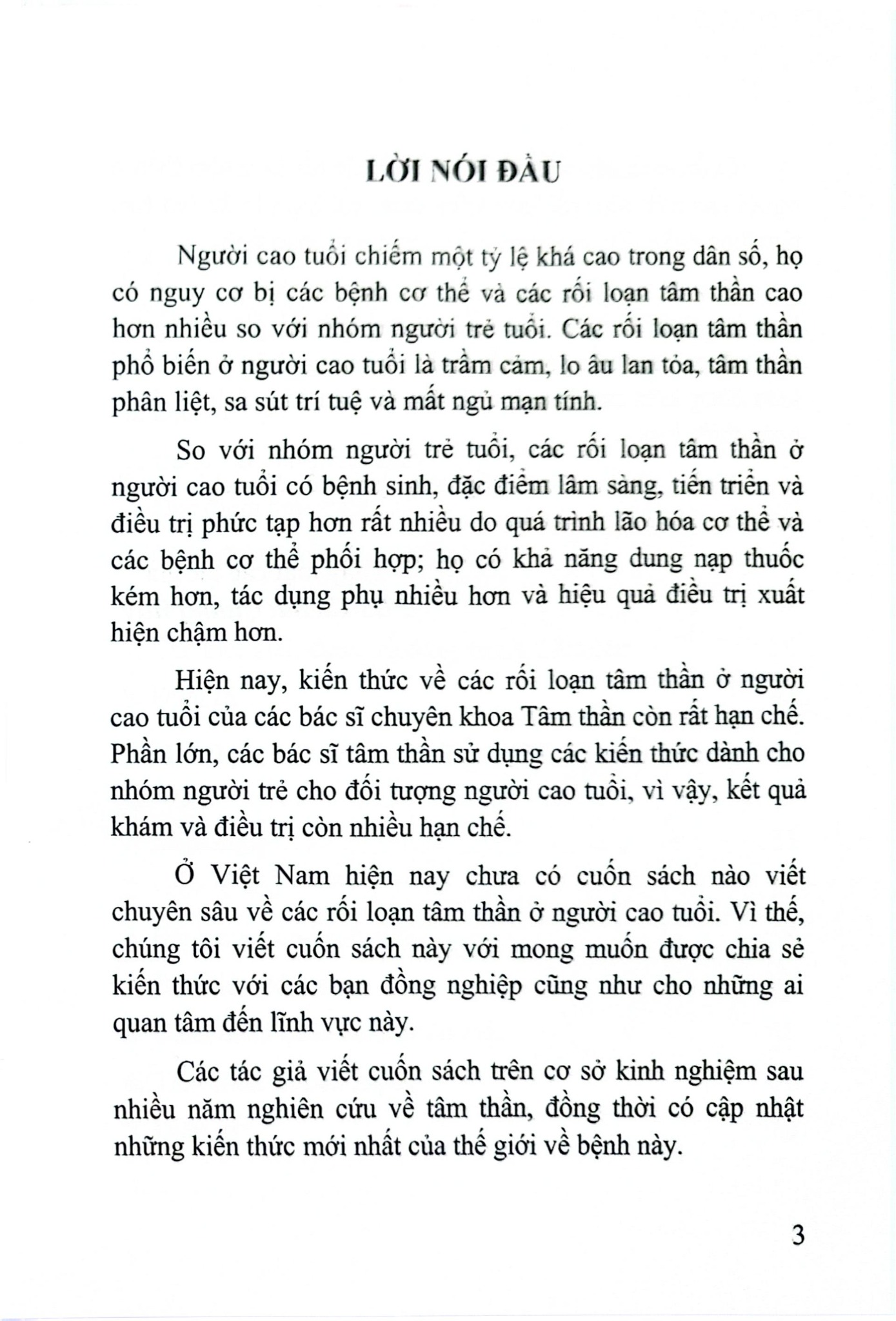 Rối Loạn Tâm Thần Ở Người Cao Tuổi - PGS.TS. Bùi Quang Huy