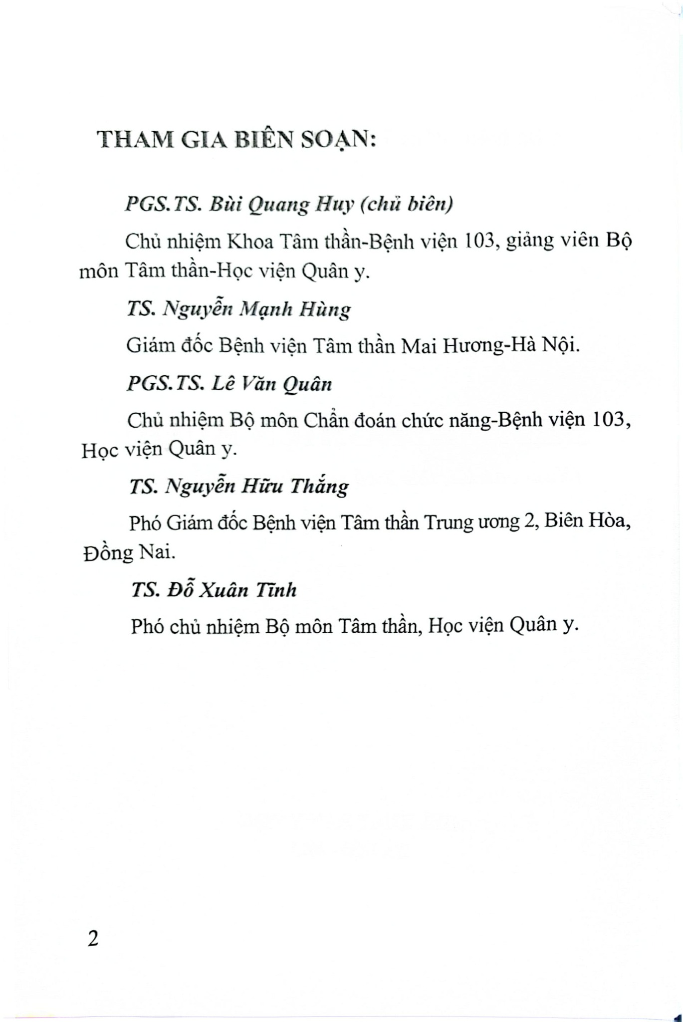 Điều Trị Nghiện Rượu - GS.TS Bùi Quang Huy