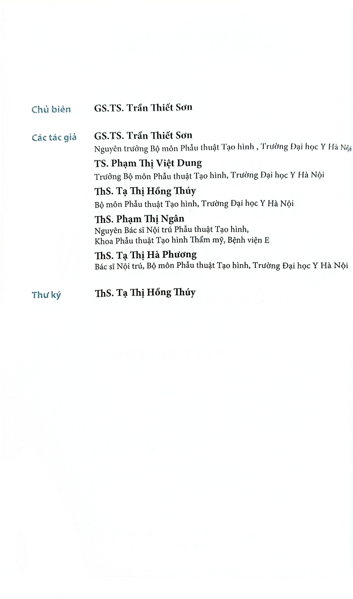 Hội Chứng Không Nhạy Cảm Androgen Lưỡng Giới Giả Nam - ĐH Y Hà Nội, Trần Thiết Sơn