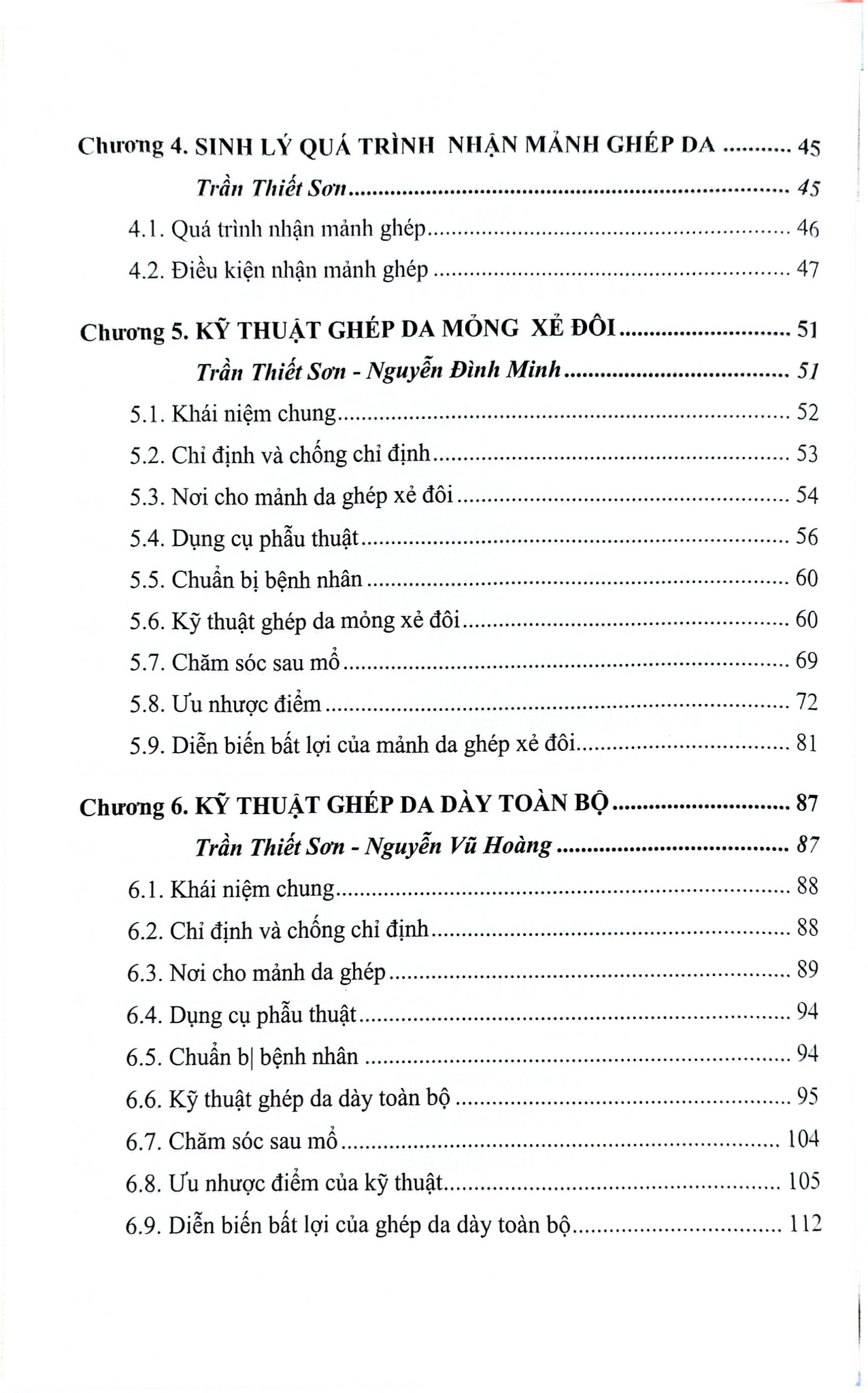 Ghép Da Trong Phẫu Thuật Tạo Hình Thẩm Mỹ - ĐH Y Hà Nội, PGS.TS. Trần Thiết Sơn, PGS.TS. Nguyễn Bắc Hùng, …