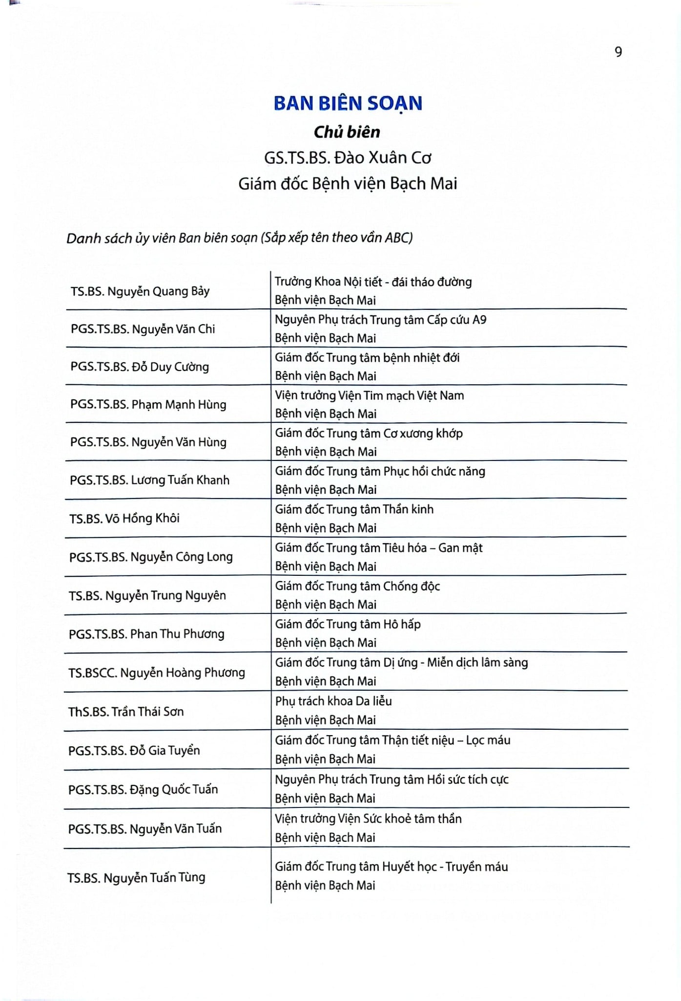 Cẩm Nang Chẩn Đoán Và Điều Trị Bệnh Nội Khoa - Bộ Y tế, PGS.TS. Đào Xuân Cơ