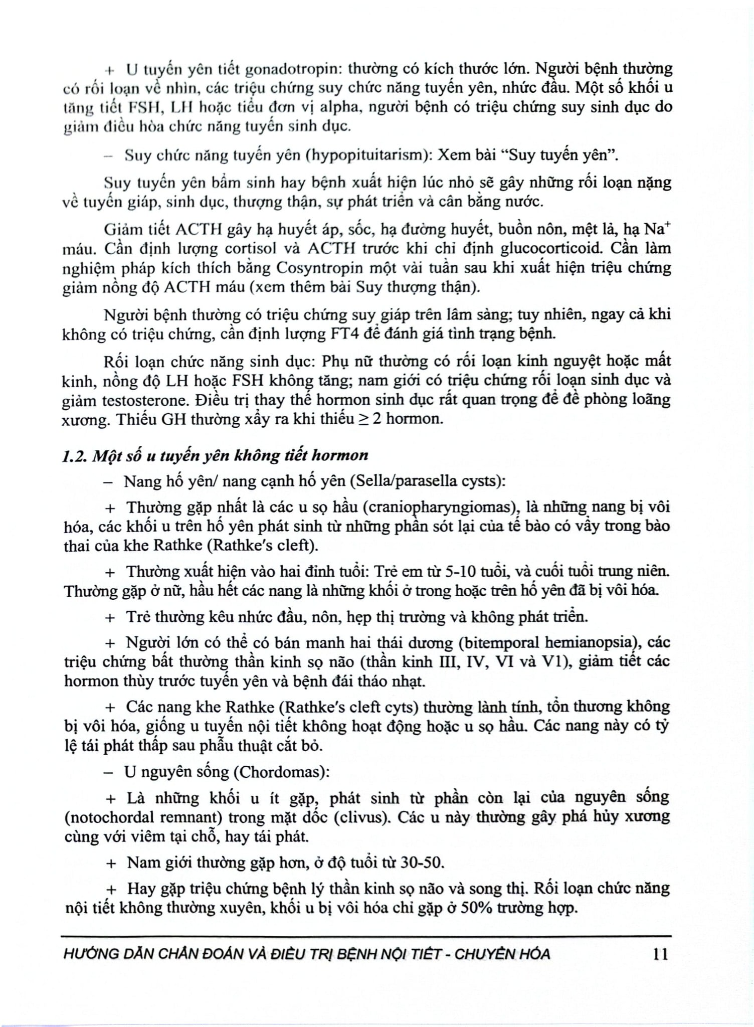 Hướng Dẫn Chẩn Đoán Và Điều Trị Bệnh Nội Tiết Chuyển Hóa - Bộ Y tế
