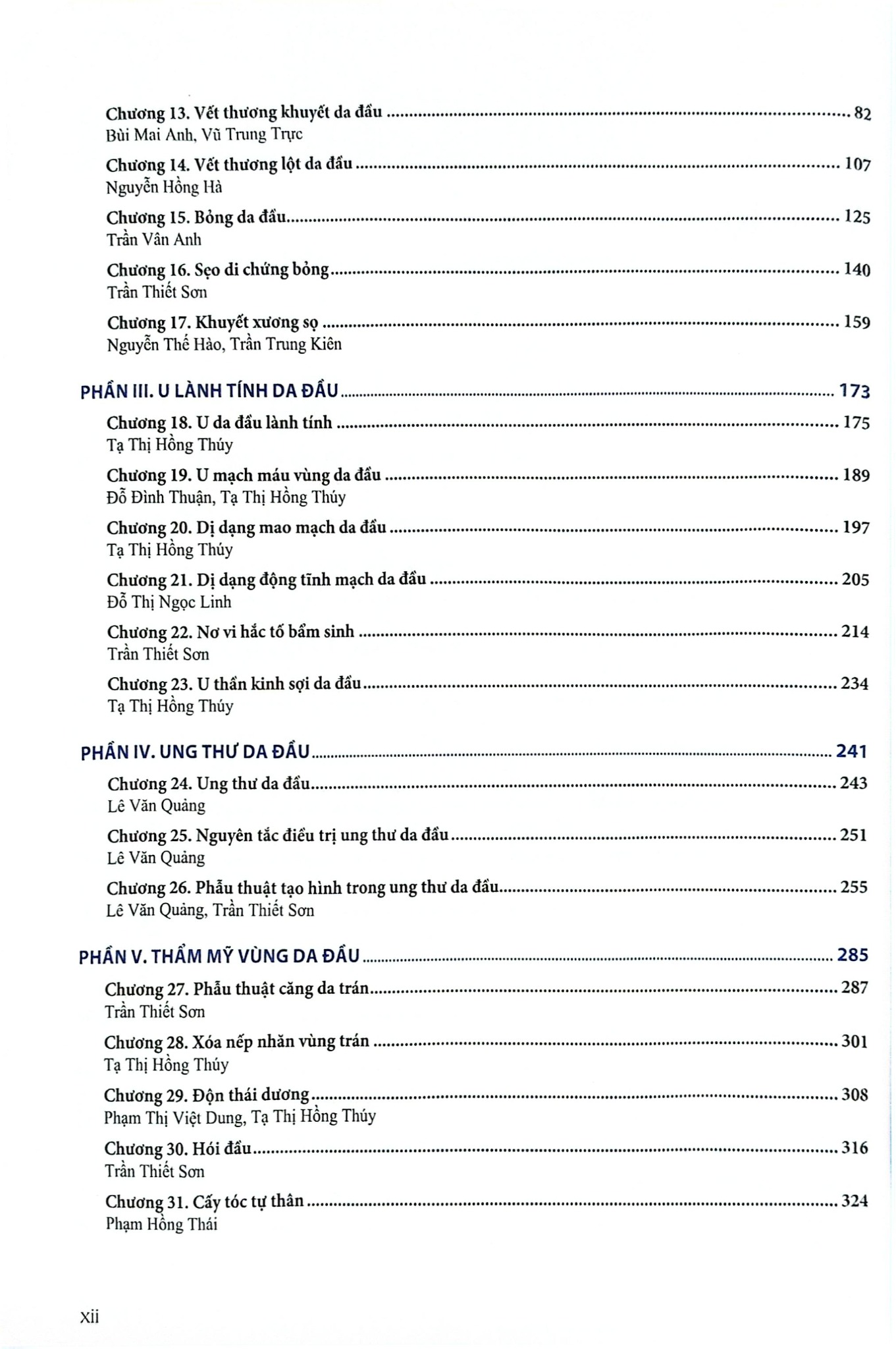 Phẫu Thuật Tạo Hình Thẩm Mỹ Da Đầu - ĐH Y Hà Nội, Trần Thiết Sơn