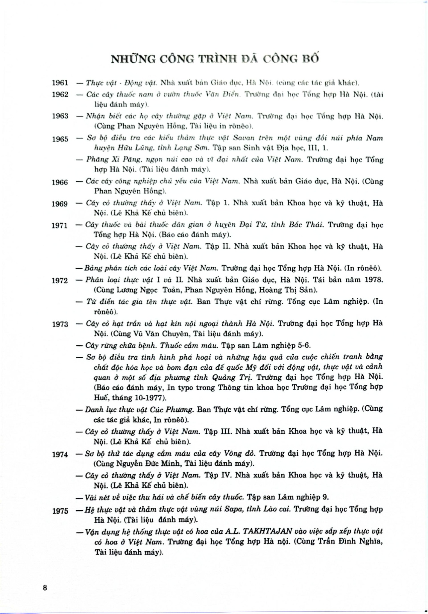 Từ Điển Cây Thuốc Việt Nam Tập 1 - GS. Võ Văn Chi