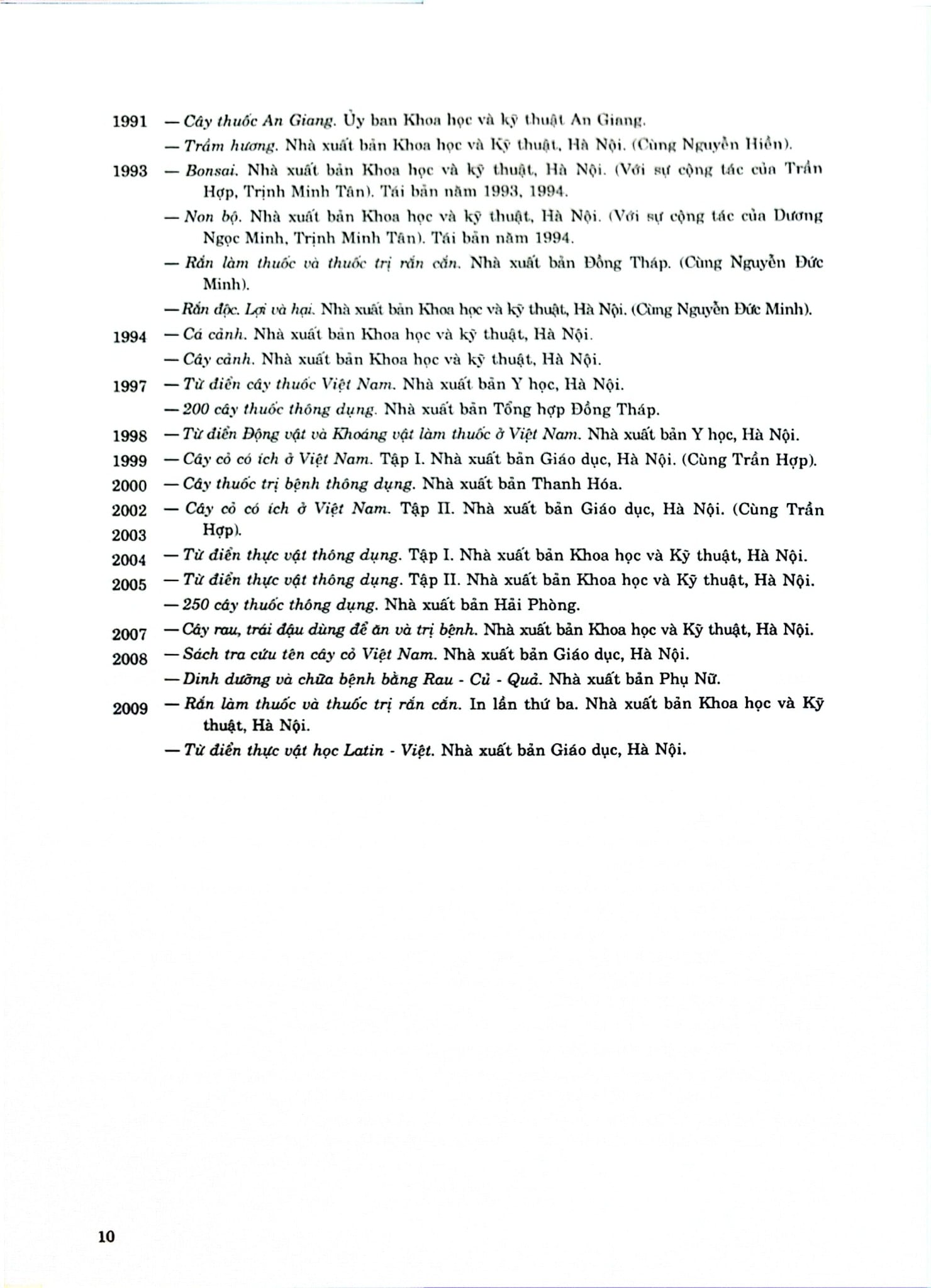 Từ Điển Cây Thuốc Việt Nam Tập 1 - GS. Võ Văn Chi