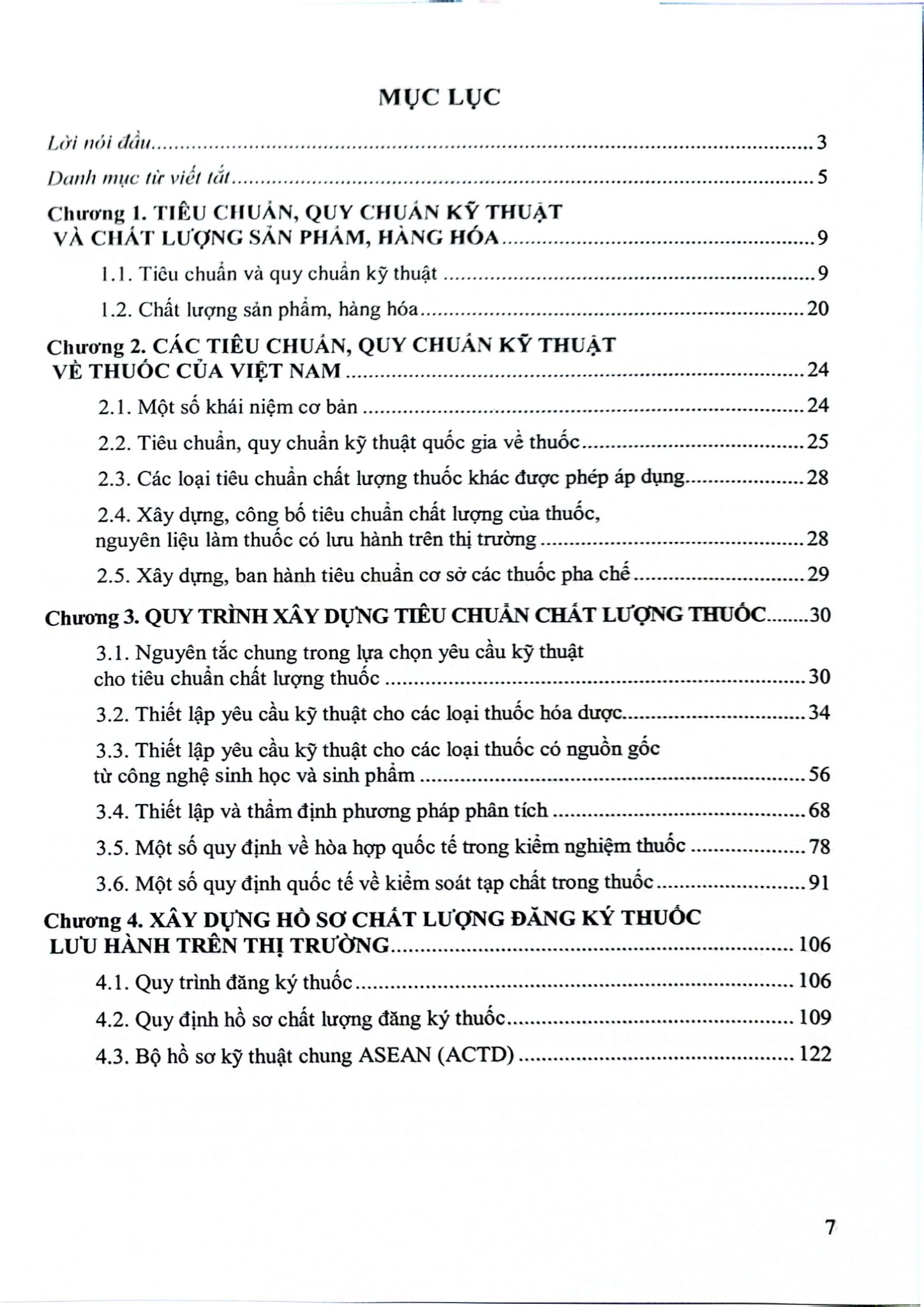 Tiêu Chuẩn Hoá Chất Lượng Thuốc (Tài Liệu Dùng Cho Đào Tạo Sau Đại Học) - ĐH Dược Hà Nội