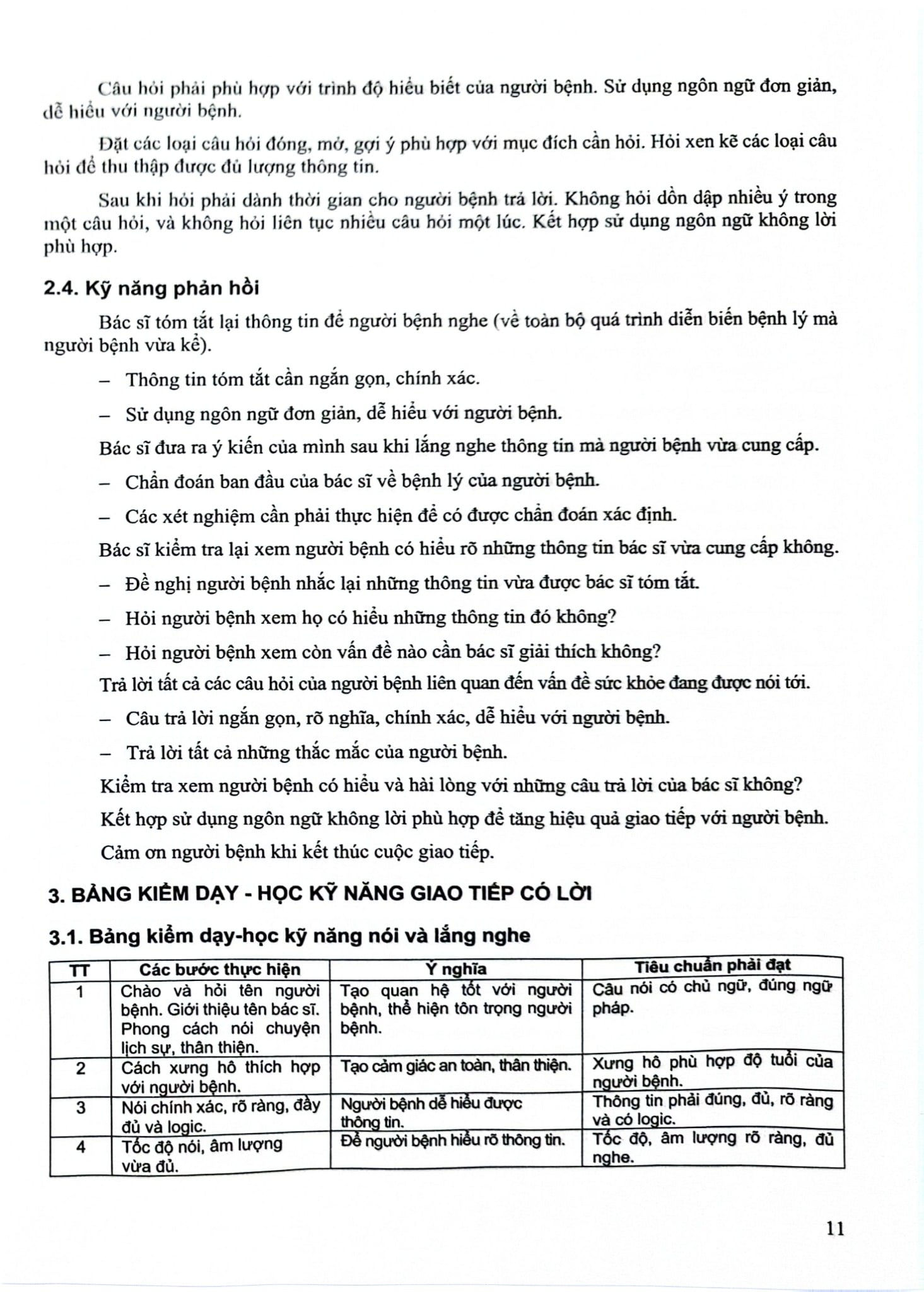 Giáo Trình Kỹ Năng Y Khoa - ĐH Y Hà Nội, PGS.TS. Nguyễn Đức Hinh, TS. Lê Thu Hòa