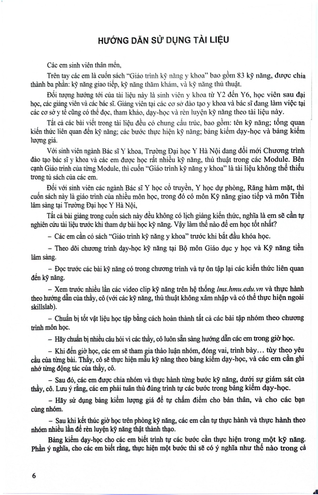 Giáo Trình Kỹ Năng Y Khoa - ĐH Y Hà Nội, PGS.TS. Nguyễn Đức Hinh, TS. Lê Thu Hòa