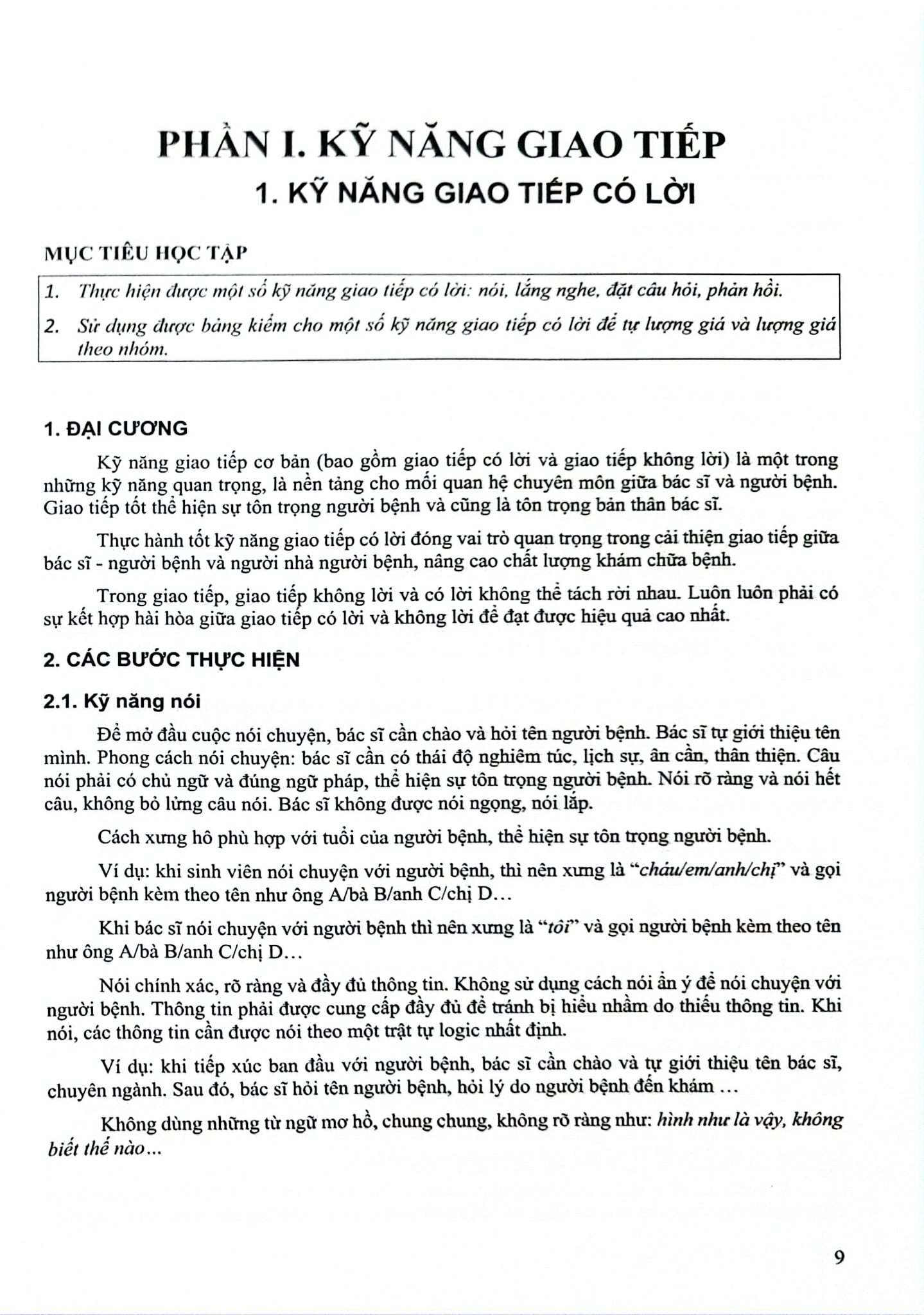 Giáo Trình Kỹ Năng Y Khoa - ĐH Y Hà Nội, PGS.TS. Nguyễn Đức Hinh, TS. Lê Thu Hòa