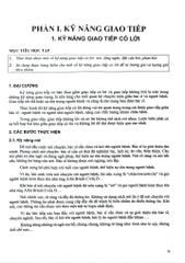 Giáo Trình Kỹ Năng Y Khoa - ĐH Y Hà Nội, PGS.TS. Nguyễn Đức Hinh, TS. Lê Thu Hòa