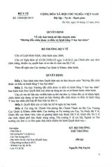 Hướng Dẫn Chẩn Đoán Và Điều Trị Bằng Y Học Hạt Nhân  - Bộ Y tế