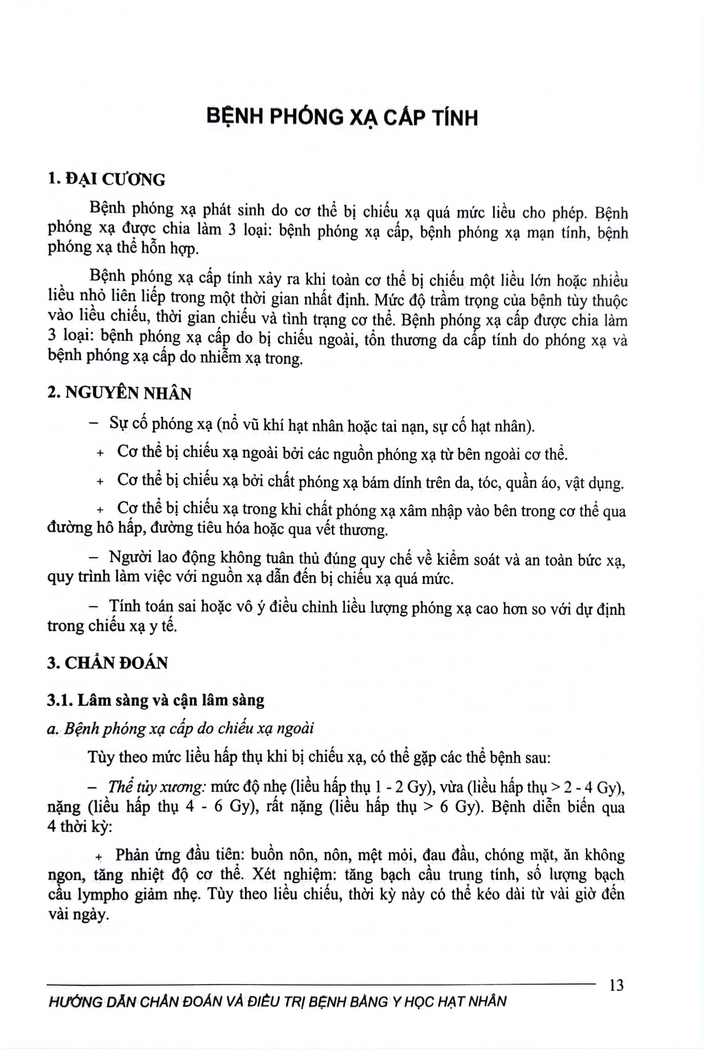 Hướng Dẫn Chẩn Đoán Và Điều Trị Bằng Y Học Hạt Nhân  - Bộ Y tế