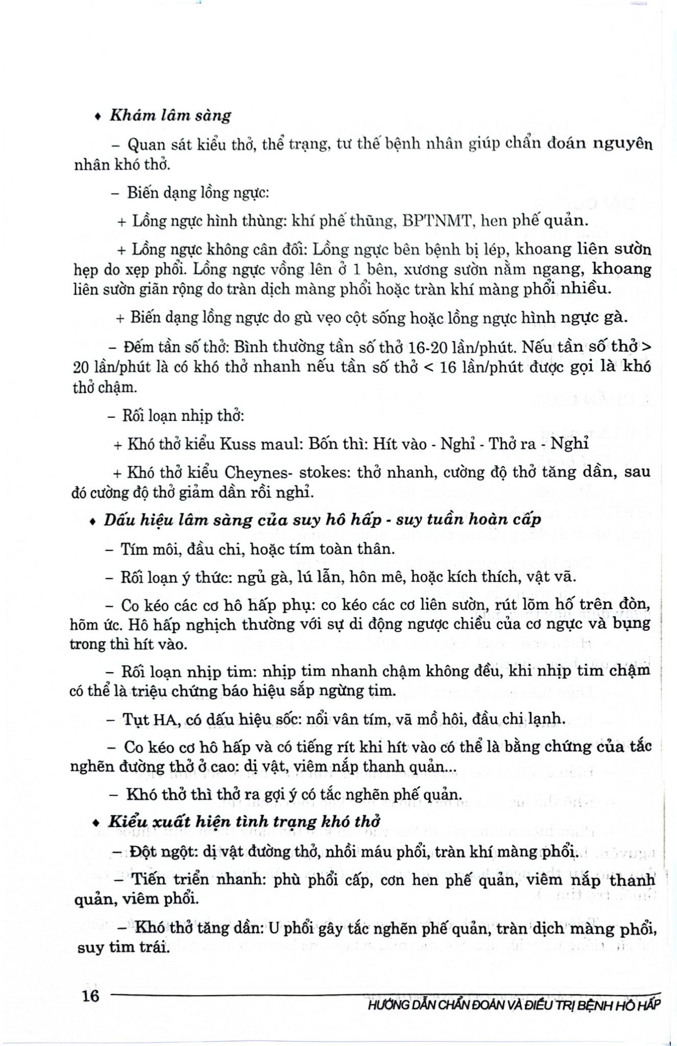 Hướng Dẫn Chẩn Đoán Và Điều Trị Bệnh Hô Hấp - Bộ Y tế