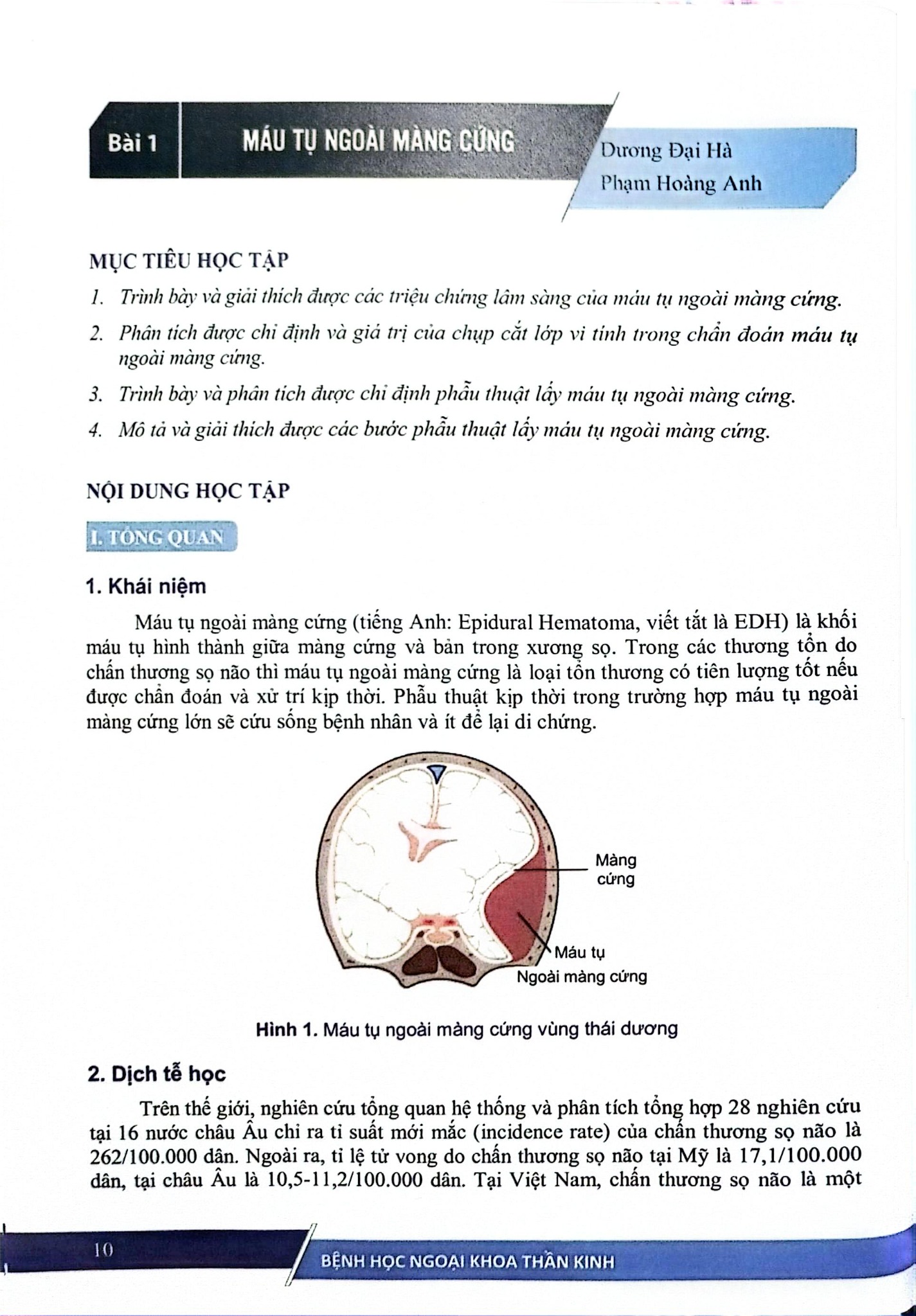 Bệnh Học Ngoại Khoa Thần Kinh (Dùng Cho Đào Tạo Sau Đại Học) - ĐH Y Hà Nội