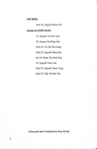  Bào Chế (Giáo Trình Đào Tạo Đại Học) - ĐH Dược Hà Nội 