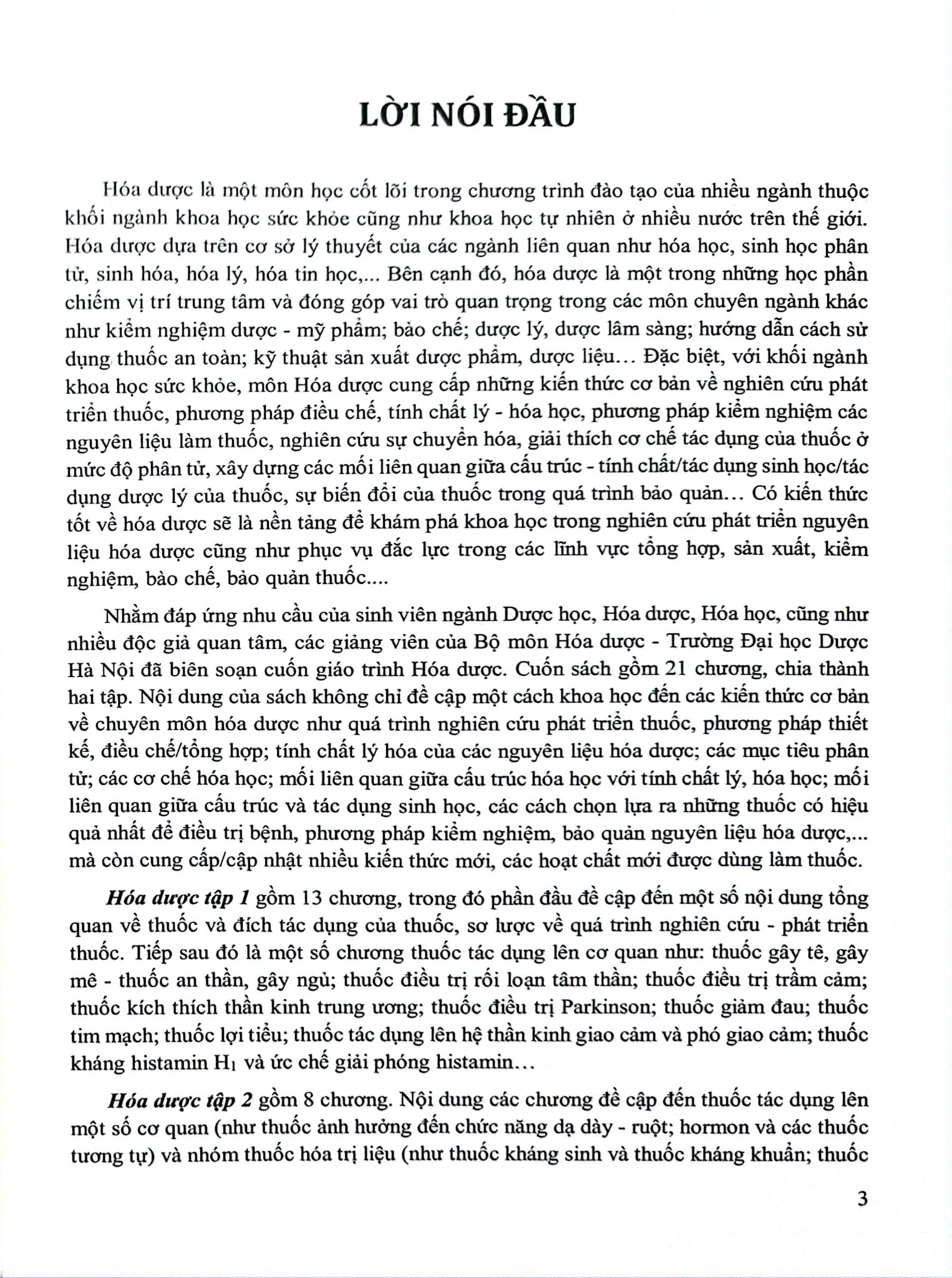 Hóa Dược Tập 2 - ĐH Dược Hà Nội