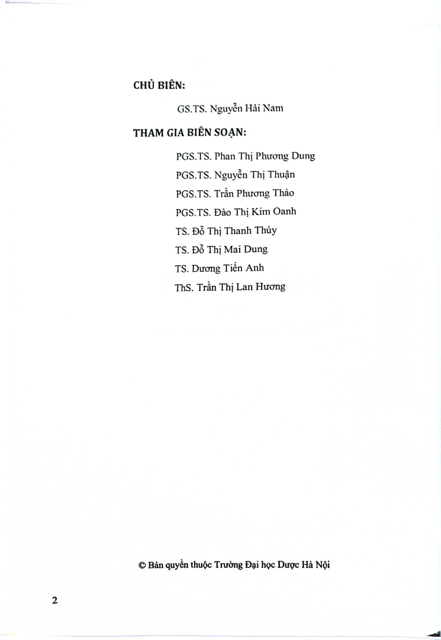 Hoá Dược Tập 1 (Giáo Trình Đào Tạo Đại Học) - ĐH Dược Hà Nội