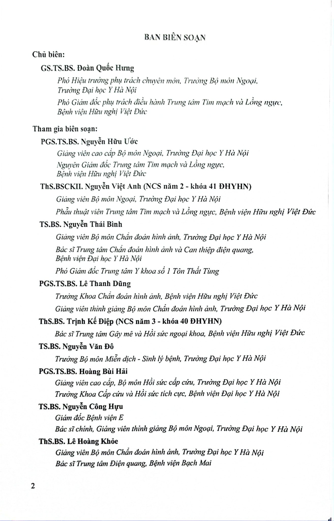 Chấn Thương - Vết Thương - Mạch Máu (Sách Dùng Cho Học Viên Sau Đại Học Và Bác Sĩ Chuyên Khoa) - ĐH Y Hà Nội