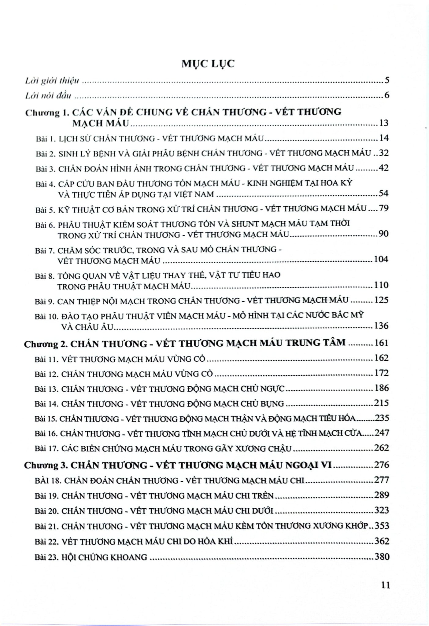 Chấn Thương - Vết Thương - Mạch Máu (Sách Dùng Cho Học Viên Sau Đại Học Và Bác Sĩ Chuyên Khoa) - ĐH Y Hà Nội