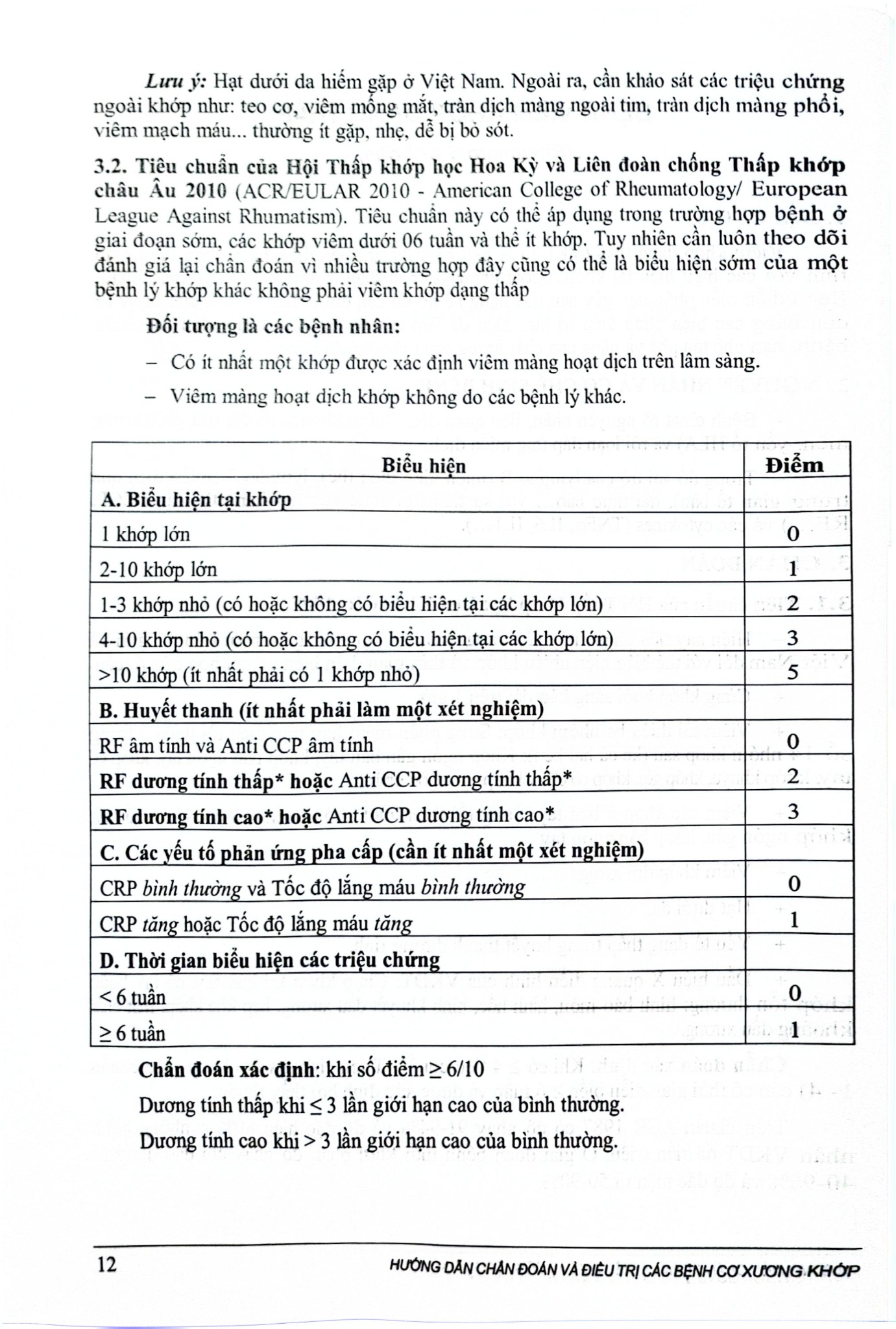 Hướng Dẫn Chẩn Đoán Và Điều Trị Các Bệnh Cơ Xương Khớp - Bộ Y tế