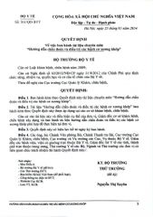 Hướng Dẫn Chẩn Đoán Và Điều Trị Các Bệnh Cơ Xương Khớp - Bộ Y tế