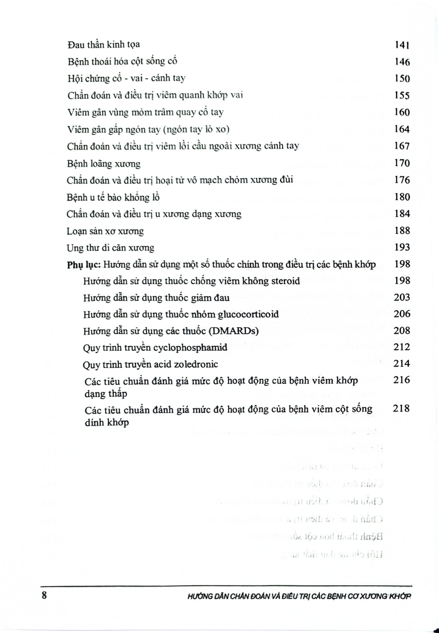 Hướng Dẫn Chẩn Đoán Và Điều Trị Các Bệnh Cơ Xương Khớp - Bộ Y tế