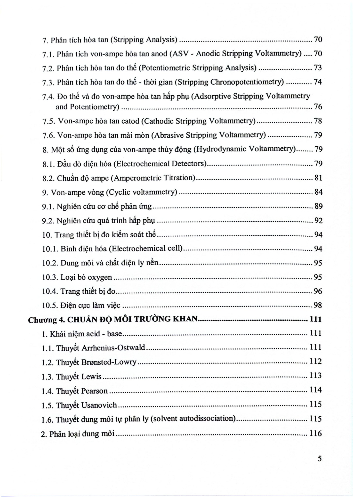 Một Số Phương Pháp Điện Hóa Và Chuẩn Độ Môi Trường Khan Trong Phân Tích Thuốc - ĐH Dược Hà Nội