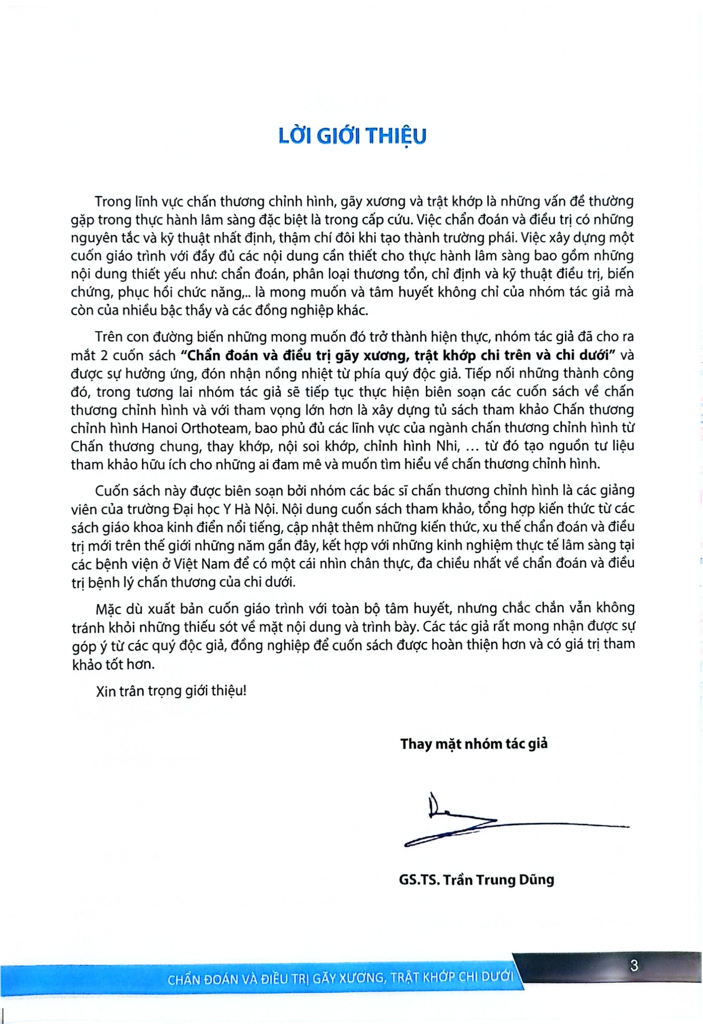 Chẩn Đoán Và Điều Trị Gãy Xương Trật Khớp Chi Dưới (SĐH) - ĐH Y Hà Nội, GS.TS Trần Trung Dũng