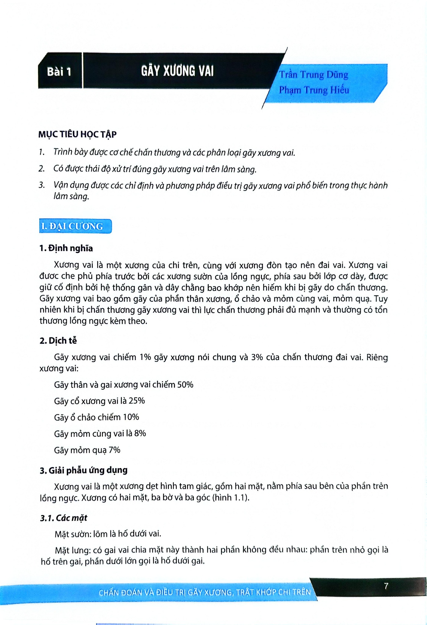 Chẩn Đoán Và Điều Trị Gãy Xương Trật Khớp Chi Trên (Giáo Trình Đào Tạo Sau Đại Học) - ĐH Y Hà Nội, GS.TS Trần Trung Dũng