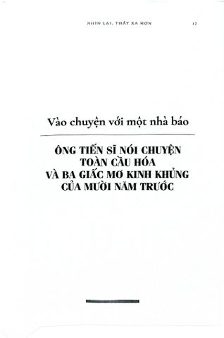  Nhìn Lại, Thấy Xa Hơn - TS Nguyễn Vân Nam 