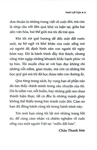  Cuộc Đời Bôn Tẩu Của Tôi - 
Châu Thanh Sơn 