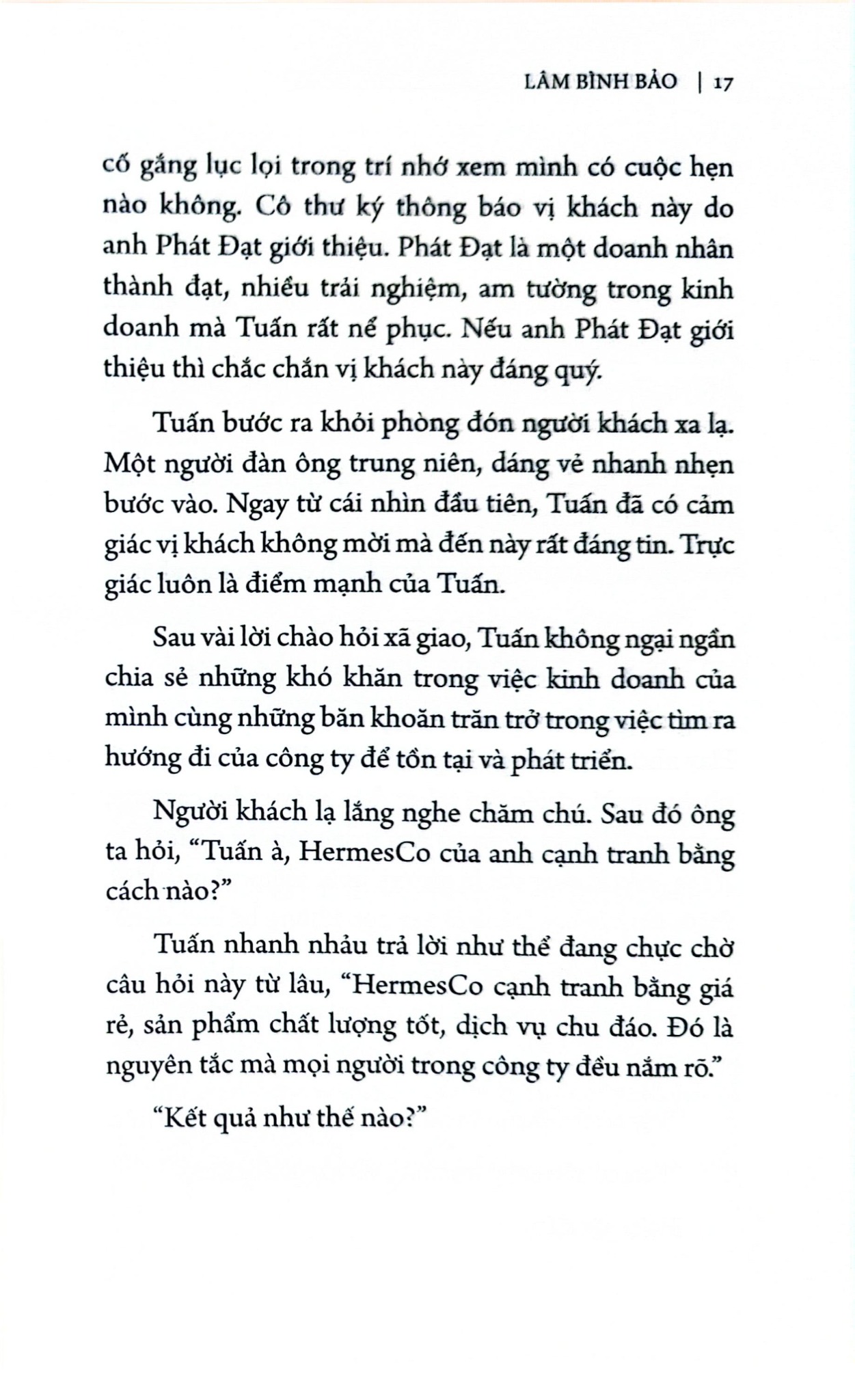 Mô Hình Kinh Doanh Chiến Thắng - Từ Sống Sót Đến Thịnh Vượng - 
Lâm Bình Bảo