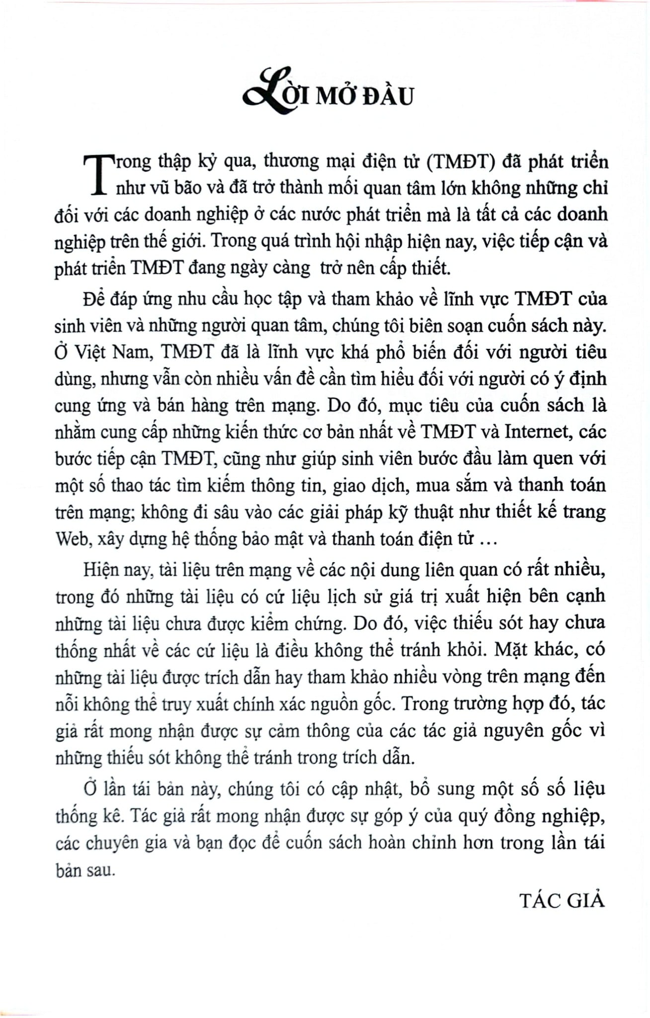 Nhập Môn Thương Mại Điện Tử - TS. Bùi Văn Danh