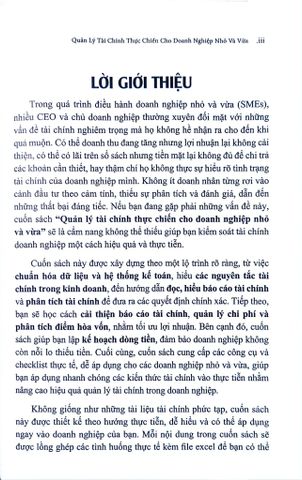  Quản Lý Tài Chính Thực Chiến Cho Doanh Nghiệp Nhỏ Và Vừa - Trần Thị Võ Quang, Đỗ Thị Hà Thương 