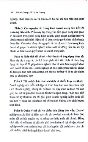  Quản Lý Tài Chính Thực Chiến Cho Doanh Nghiệp Nhỏ Và Vừa - Trần Thị Võ Quang, Đỗ Thị Hà Thương 
