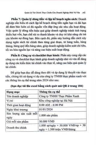  Quản Lý Tài Chính Thực Chiến Cho Doanh Nghiệp Nhỏ Và Vừa - Trần Thị Võ Quang, Đỗ Thị Hà Thương 