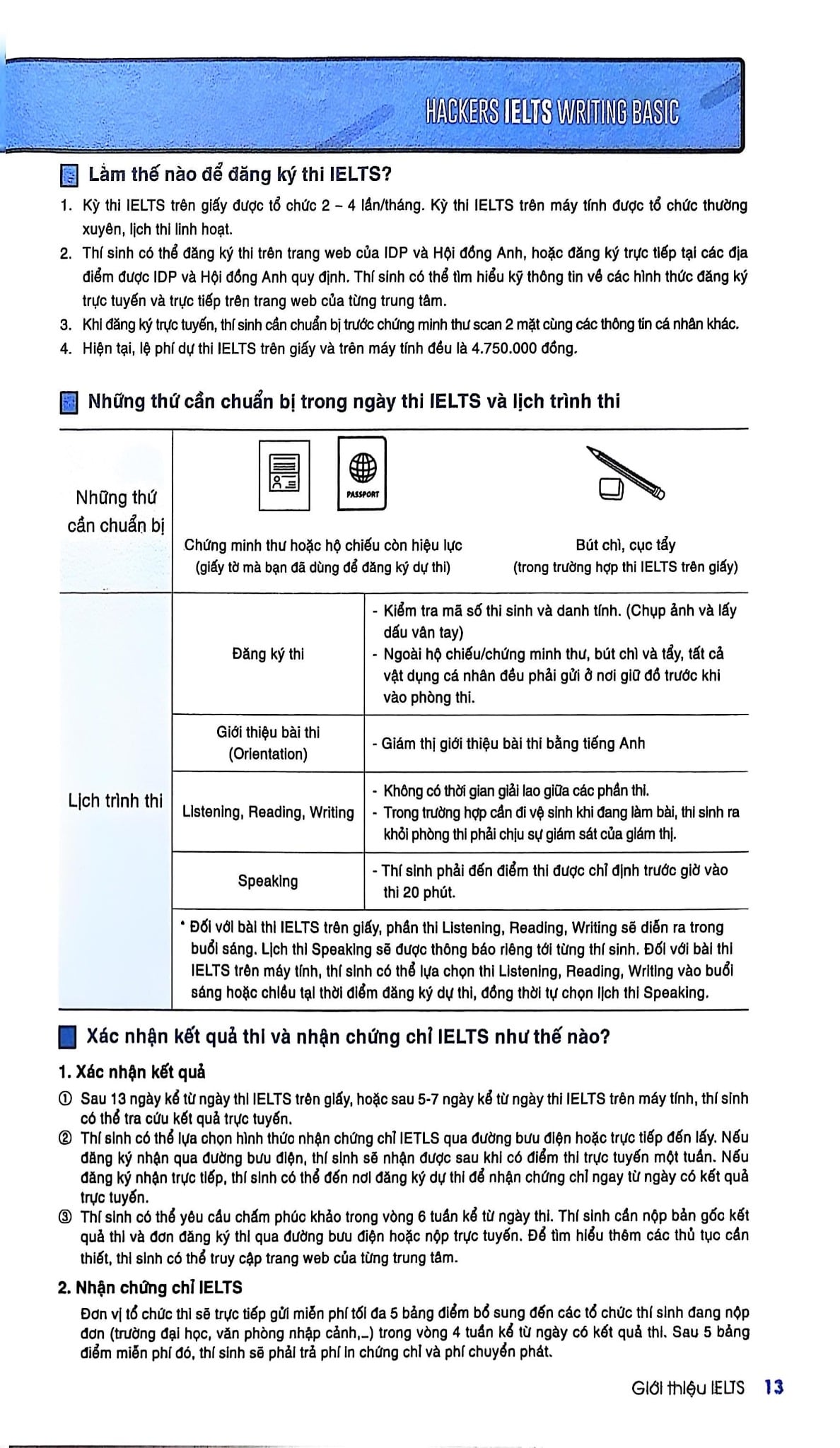 Hackers IELTS Writing Basic - Viện ngôn ngữ Hackers
