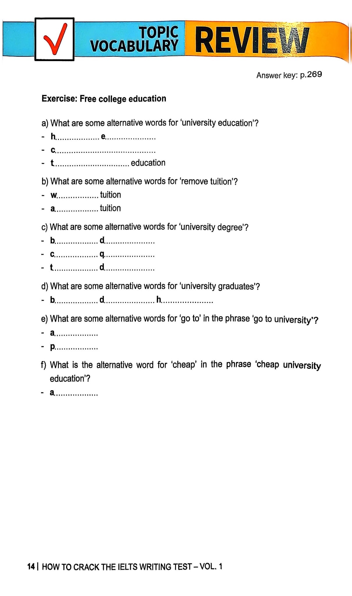How To Crack The Ielts Writing Test - Vol. 1 - Đặng Trần Tùng