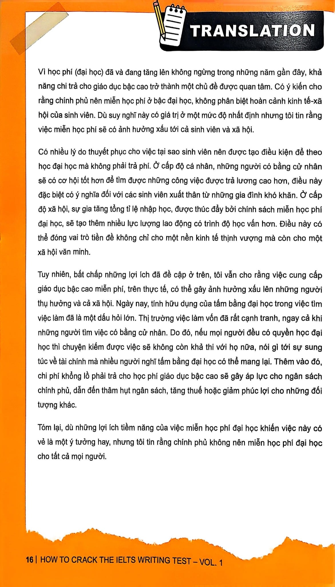 How To Crack The Ielts Writing Test - Vol. 1 - Đặng Trần Tùng