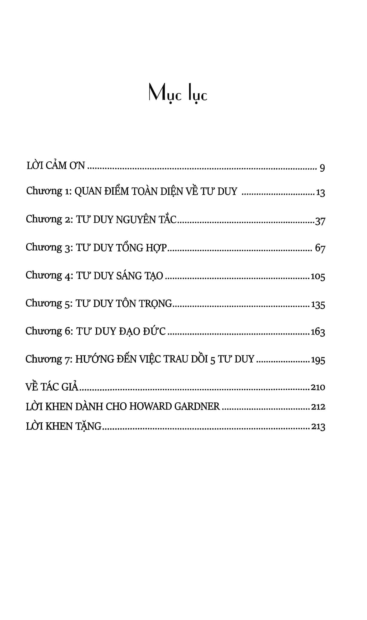 5 Tư Duy Cho Tương Lai - Five Minds For The Future - Howard Gardner