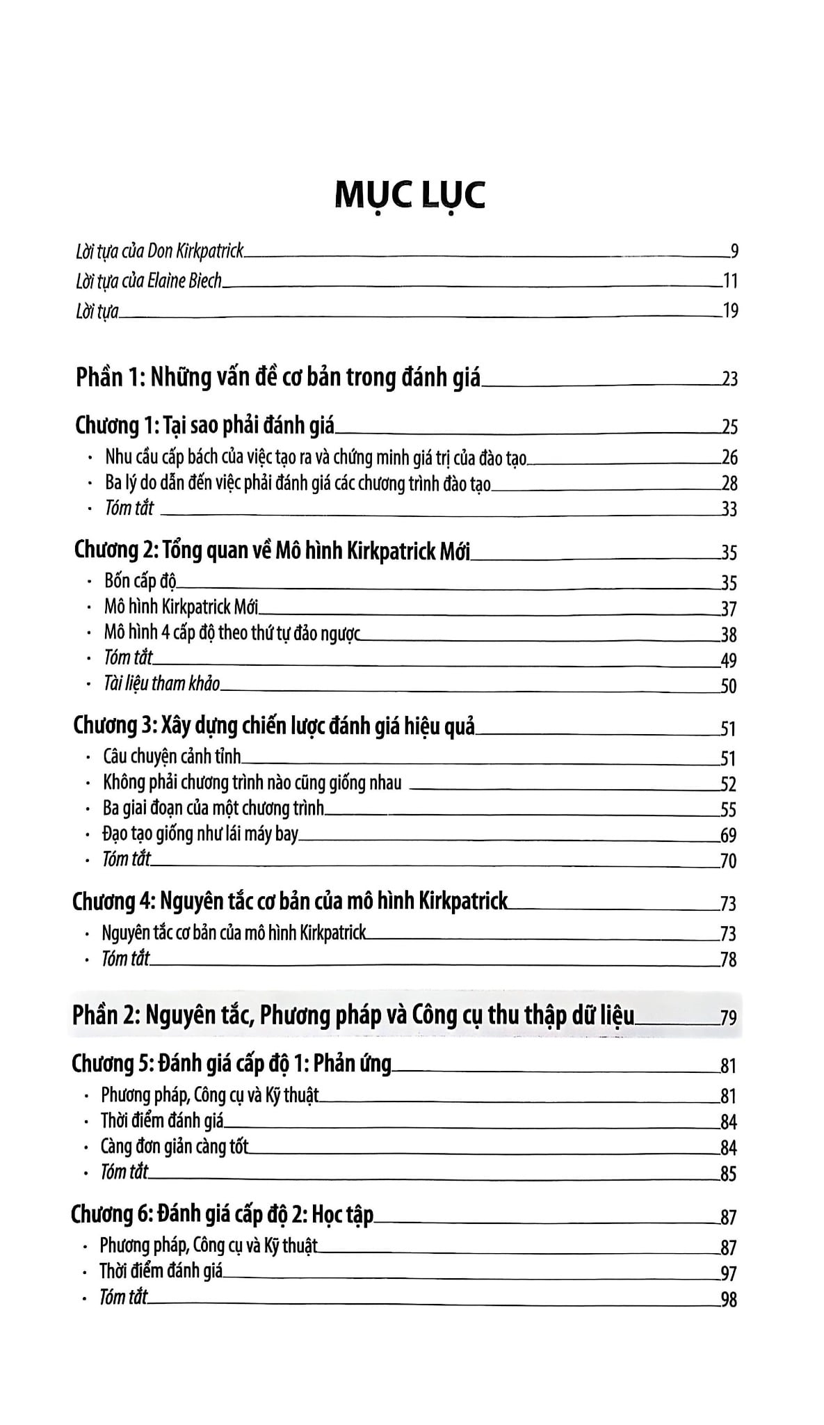 Đánh Giá Kết Quả Đào Tạo - Kirkpatrick's Four Levels of Training Evaluation - James D. Kirkpatrick và Wendy Kayser Kirkpatrick