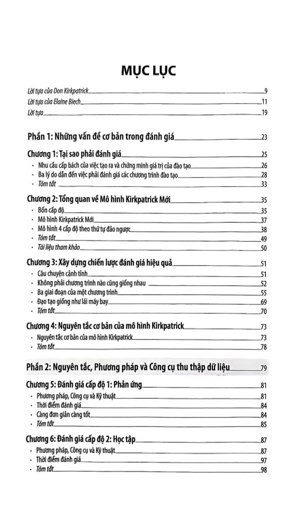 Đánh giá kết quả đào tạo (Kirkpatrick's Four Levels of Training Evaluation)