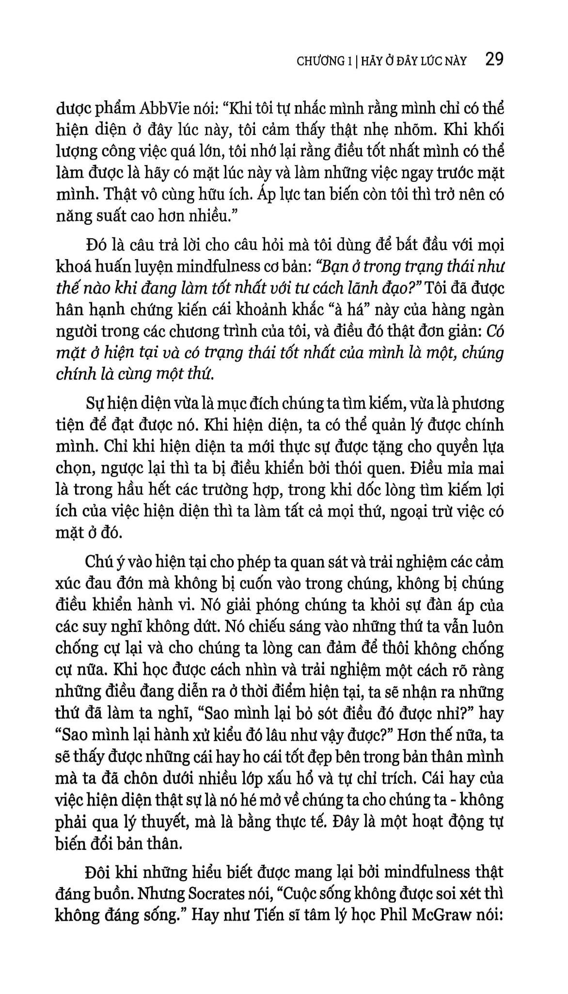 Lãnh Đạo Tỉnh Thức - The Mindful Leader - Michael Bunting