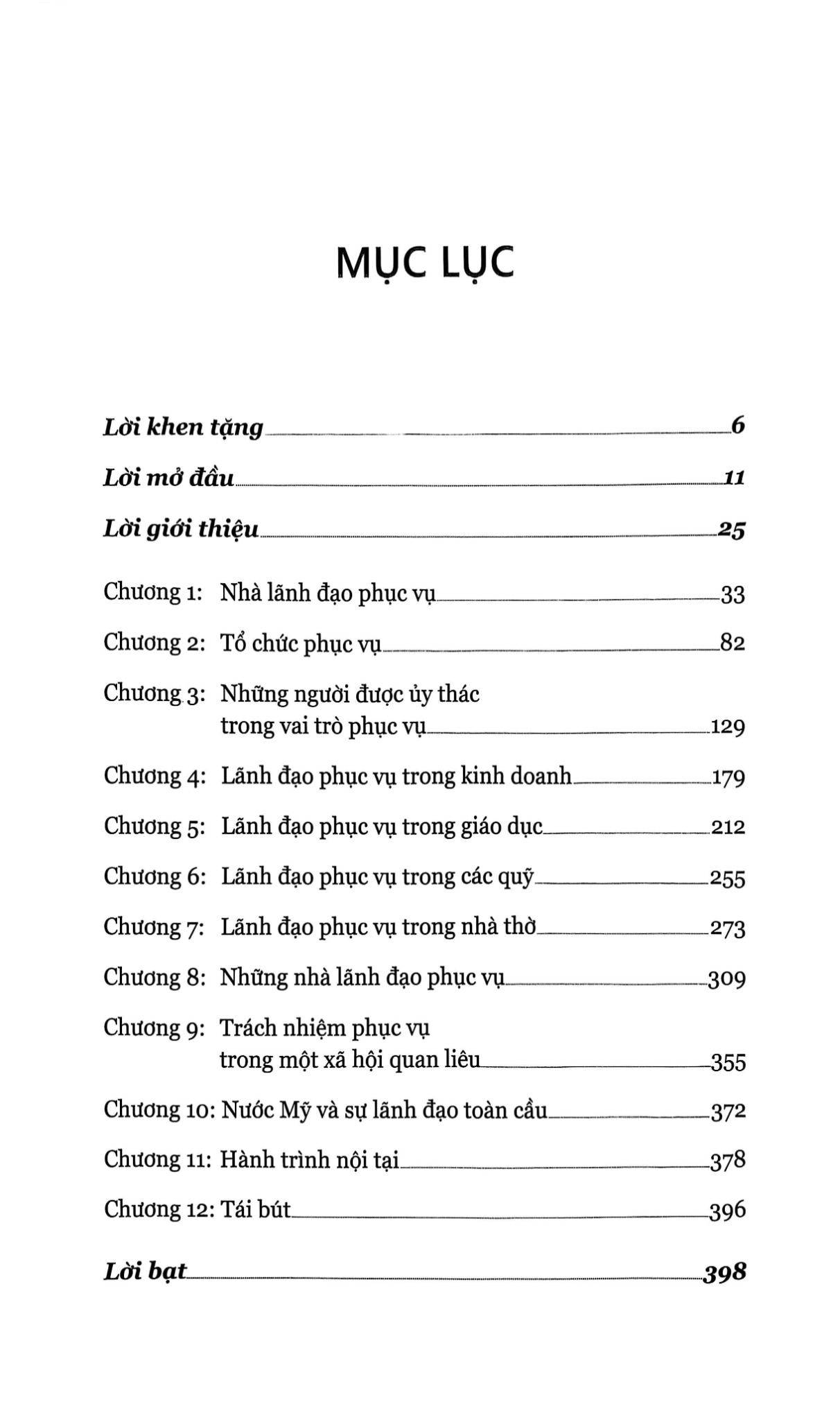Lãnh Đạo Phục Vụ - Servant Leadership - Robert K. Greenleaf
