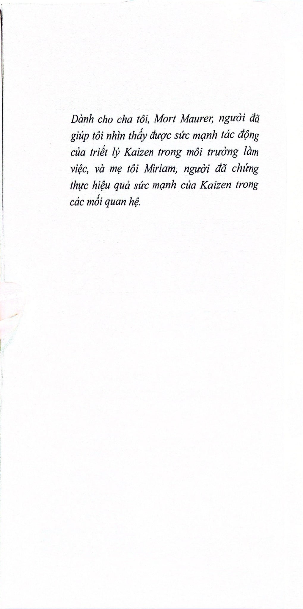 Phương pháp Kaizen - The Kaizen Way - Robert Maurer