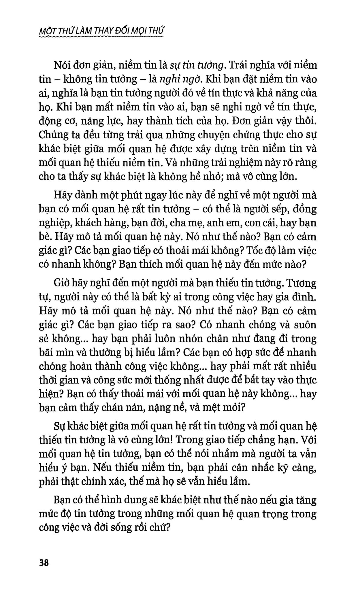 Sức Mạnh Của Niềm Tin - The Speed of Trust -Stephen M. R. CoveyRebecca R. Merrill ( Tên Cũ: Tốc Độ Của Niềm Tin)