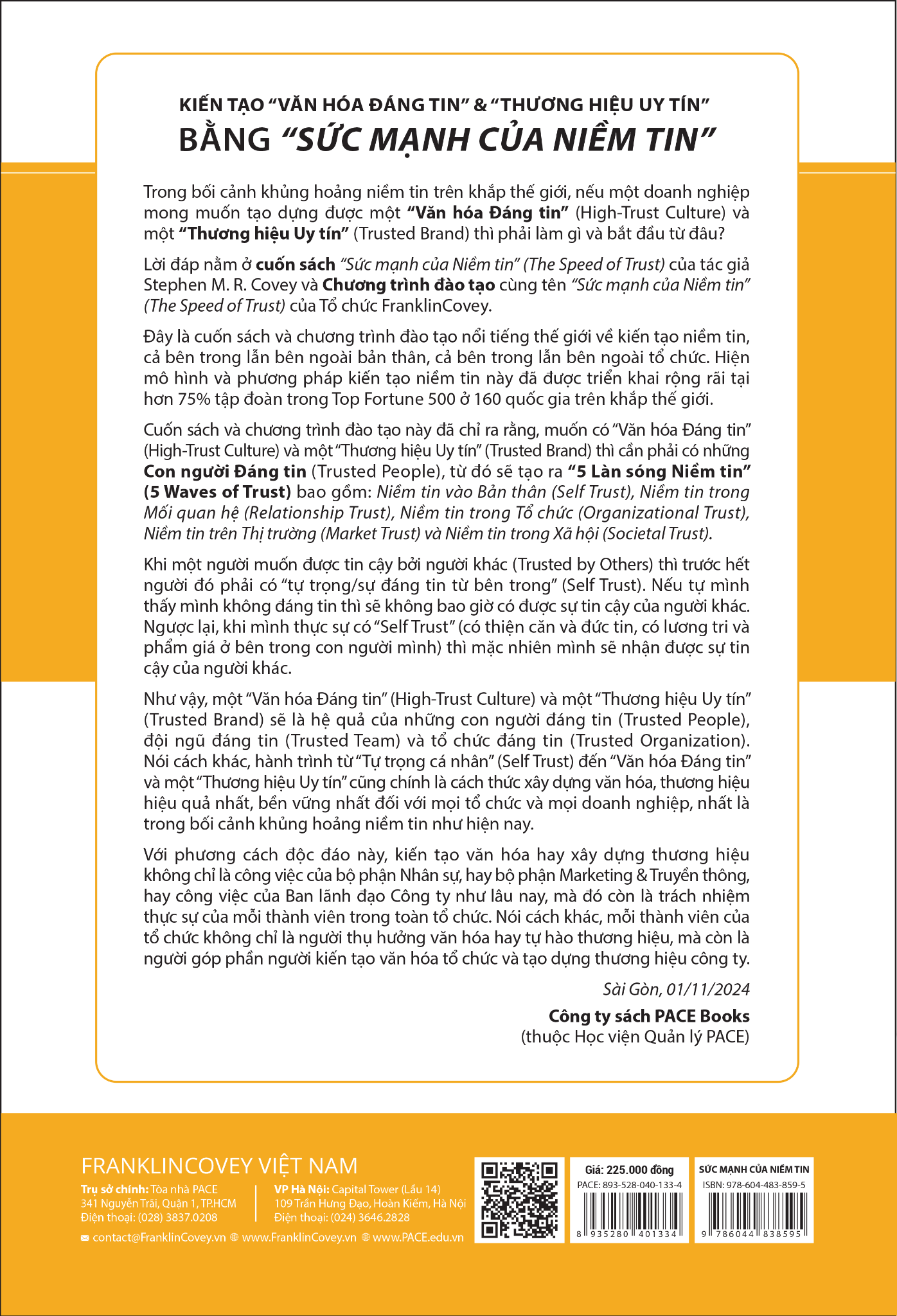 Sức Mạnh Của Niềm Tin - The Speed of Trust -Stephen M. R. CoveyRebecca R. Merrill ( Tên Cũ: Tốc Độ Của Niềm Tin)