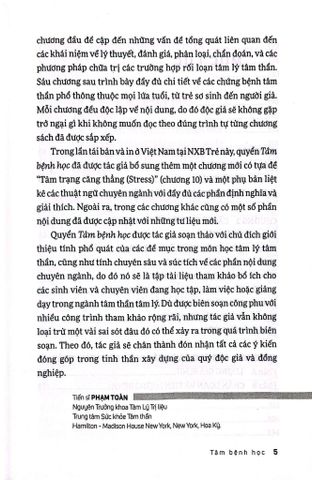  Tâm Bệnh Học - Y Học Sức Khỏe - TS Phạm Toàn 