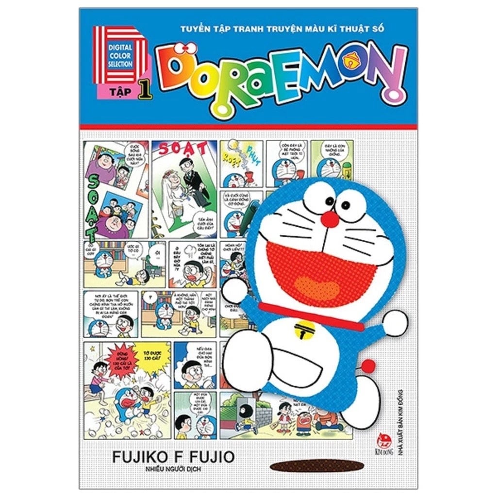 Combo Doraemon  Tuyển Tập Tranh Màu Kĩ Thuât Số (6 Tập) - Fujiko F Fujio