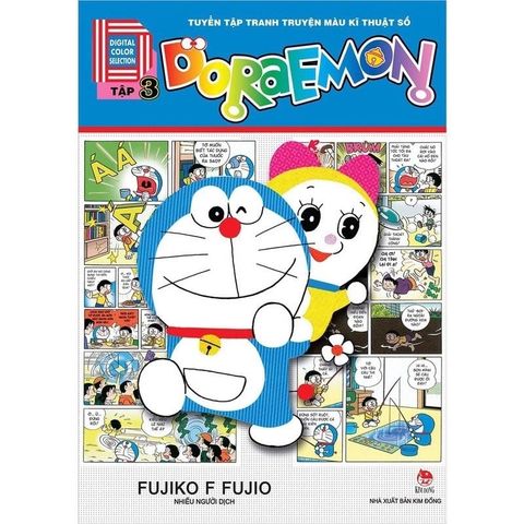  Combo Doraemon  Tuyển Tập Tranh Màu Kĩ Thuât Số (6 Tập) - Fujiko F Fujio 
